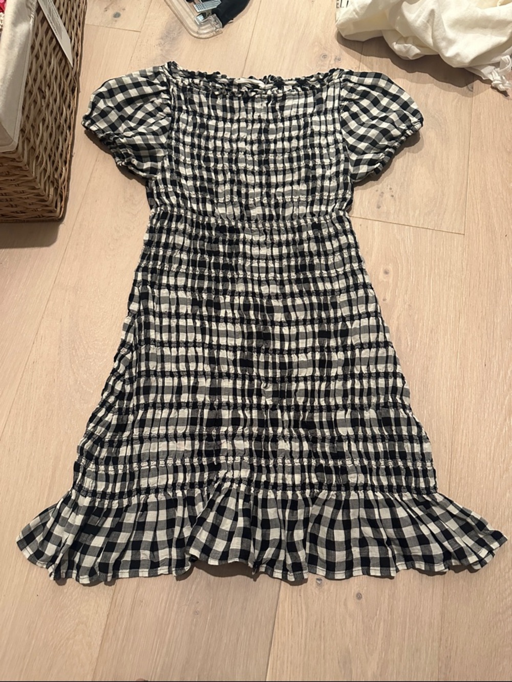 Doen Rizzo gingham mini dress